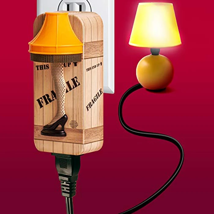Clapper A Christmas Story Nightlight Leg Lamp, Says Movie Quotes, Wireless Sound Activated On/Off Light Switch, Clap Detection, Perfect for Kitchen/Bedroom/TV/Appliances, 120 V Wall Plug, Smart Home by Clapper - Image 2