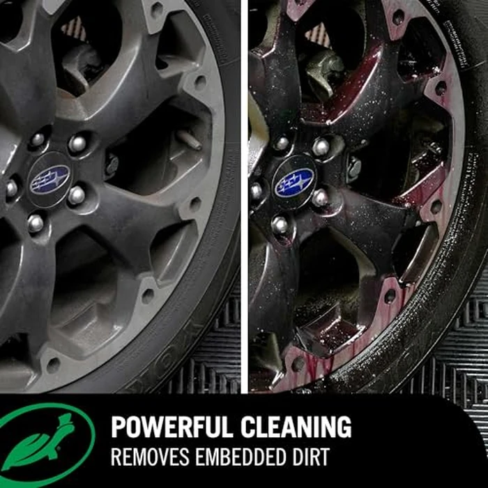 Turtle Wax 53759 Hybrid Solutions All Wheel Cleaner and Iron Remover, Rapid Removal of Surface Contaminants, Brake Dust and Rust, Safe for All Vehicle Paint, Low Odor Formula, 23 Oz. (Pack of 1) by Turtle Wax - Image 3