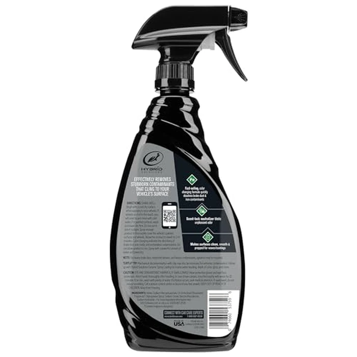 Turtle Wax 53759 Hybrid Solutions All Wheel Cleaner and Iron Remover, Rapid Removal of Surface Contaminants, Brake Dust and Rust, Safe for All Vehicle Paint, Low Odor Formula, 23 Oz. (Pack of 1) by Turtle Wax - Image 6