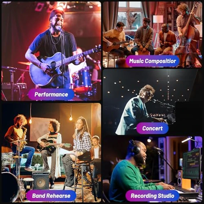 M-VAVE 37 Key USB MIDI Keyboard Controller With 16 Backlit Drum Pads, Bluetooth Semi Weighted Professional dynamic keybed 8 Knobs and Music Production,Software Included (37 Key Black) by M-Wave - Image 6