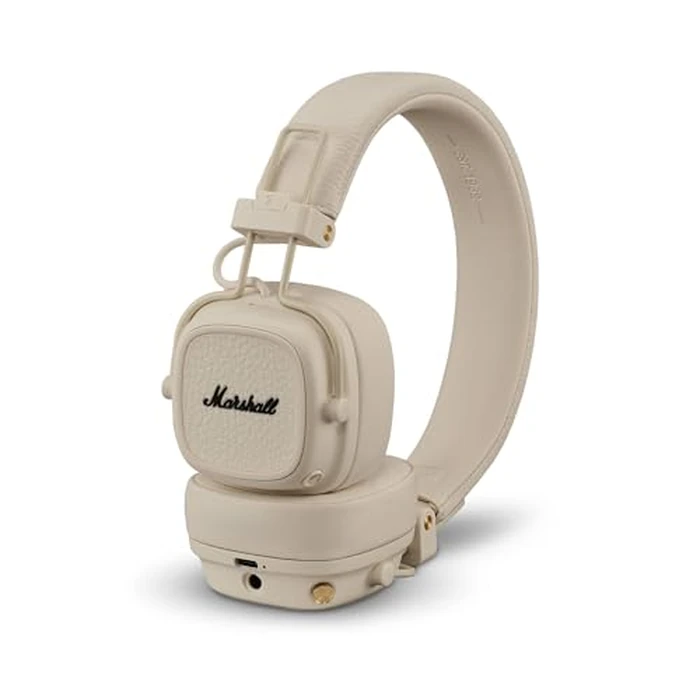 Marshall Major V Wireless On-Ear Headphones with 100+ Hours of Playtime - Cream by Marshall - Used - Very Good condition - CA$132.39