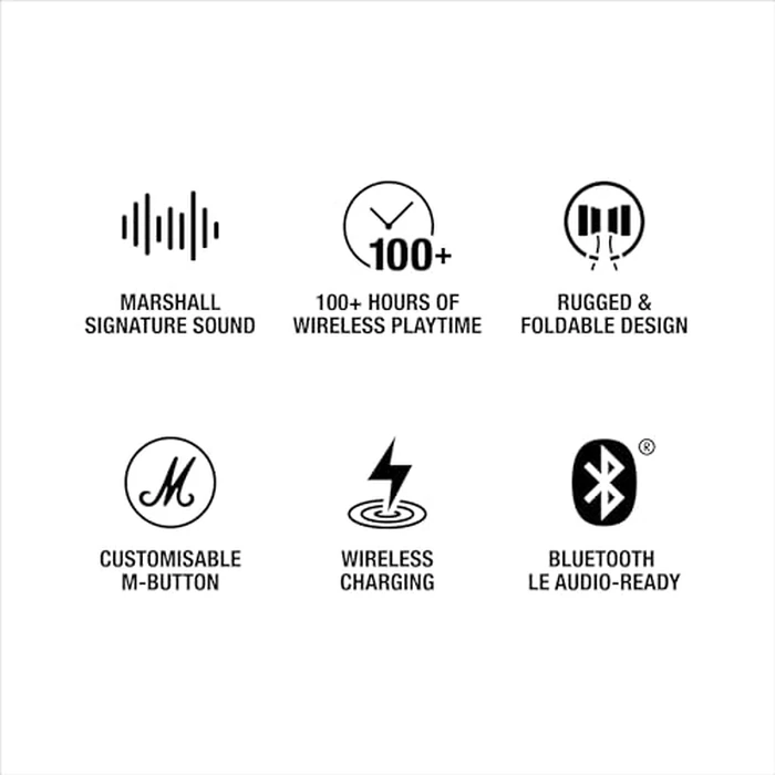 Marshall Major V Wireless On-Ear Headphones with 100+ Hours of Playtime - Cream by Marshall - Image 9