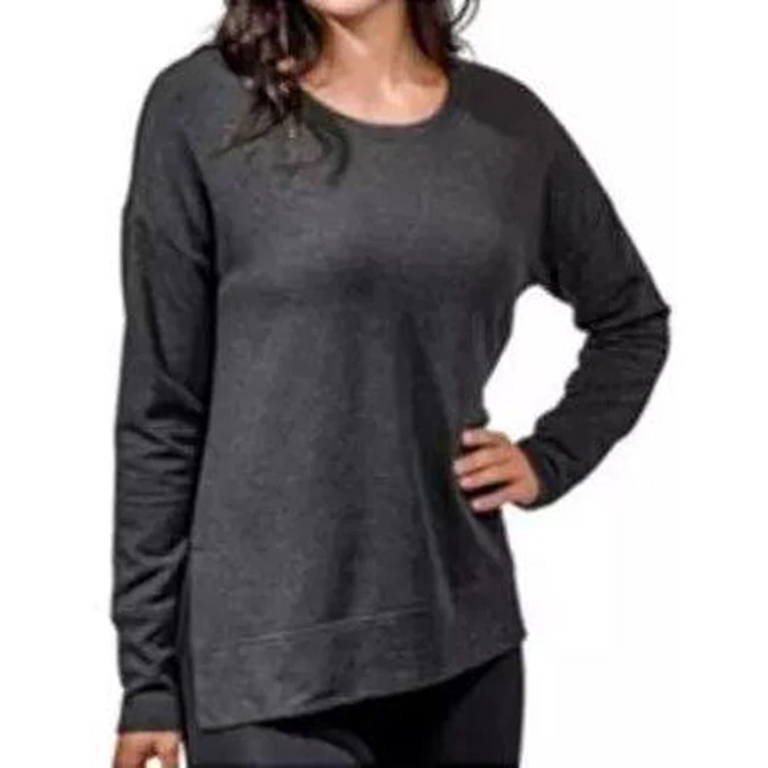 Active Life Women's Side Slit Modal Top (X Large) - Black Heather by Active Life - Refurbished - Brand New condition