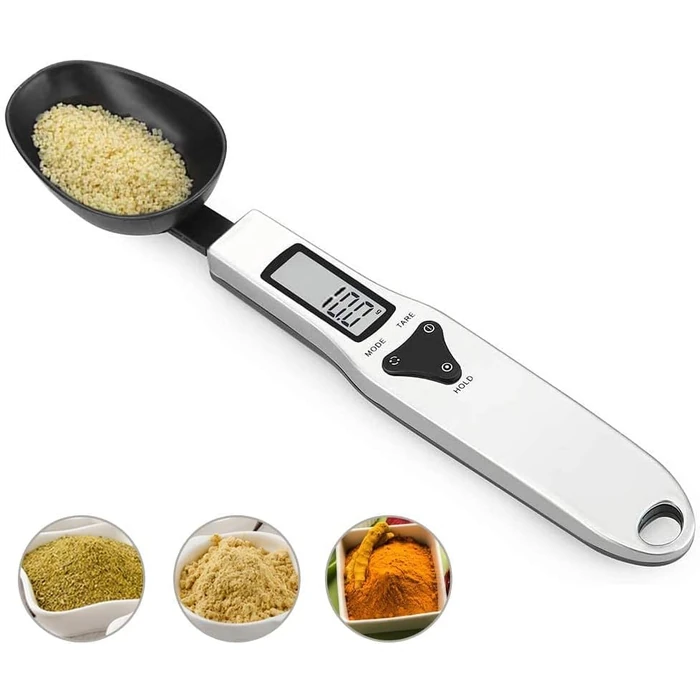 OBEST Electronic Measuring Spoon, Digital Scale Spoon, Kitchen Electronic Weighing Spoon with LCD Display, Weight from 0.1 Grams to 500 Grams Support Unit g/oz/gn/ct by OBEST - Image 1