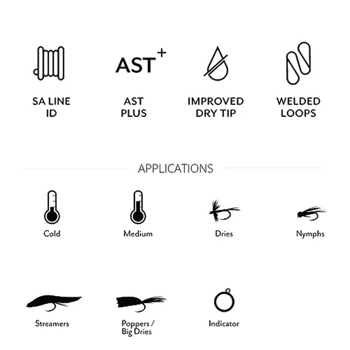 Scientific Anglers Amplitude Smooth MPX Taper, Optic Green, WF-7-F by Scientific Anglers - Image 3
