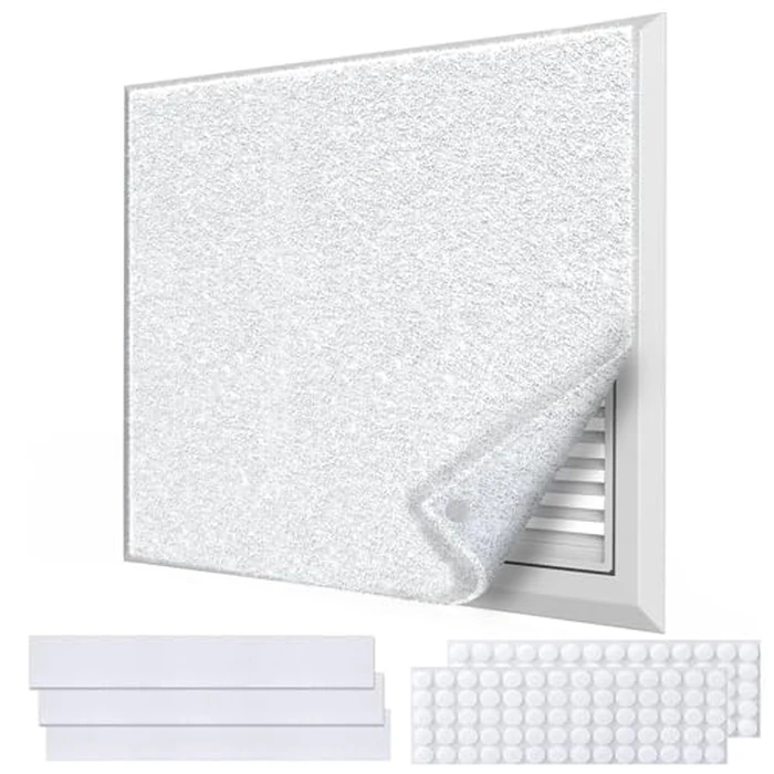 Demiwise MERV 8 Air Vent Filters Kit 20x100 Inch|Cut to Fit (60+ Filters) Filter Material,High-Grade Electrostatic Filter Media with 48 Hooks for Home Floor, Ceiling, HVAC Furnace Vents & Grilles by Demiwise - Used - Very Good condition - US$7.77