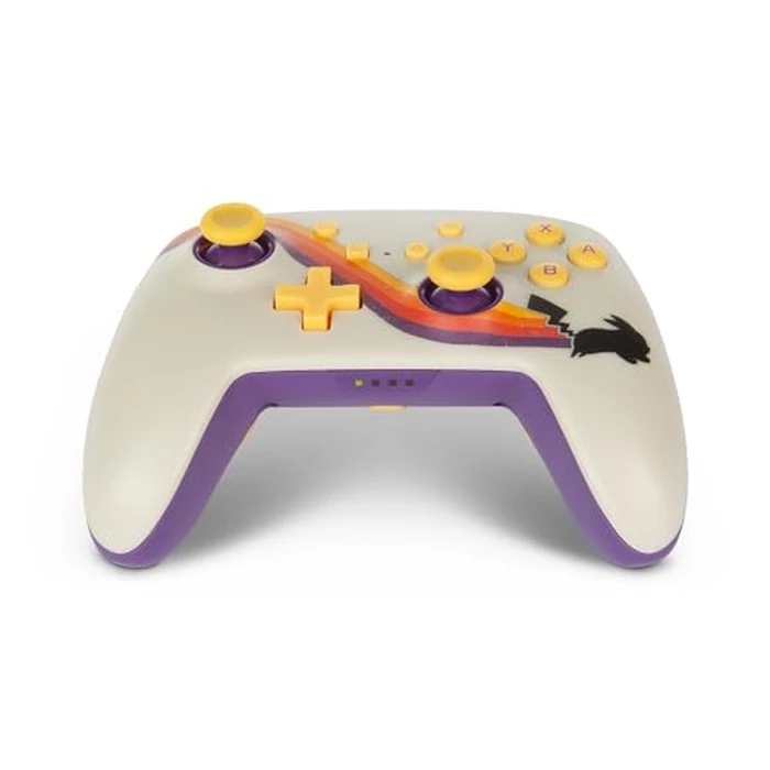 PowerA Enhanced Wireless Controller for Nintendo Switch/Switch 2 / Switch Lite/OLED Model - Pokémon Pikachu Retro - White - Gamepad, game controller, Officially Licensed by PowerA - Image 6