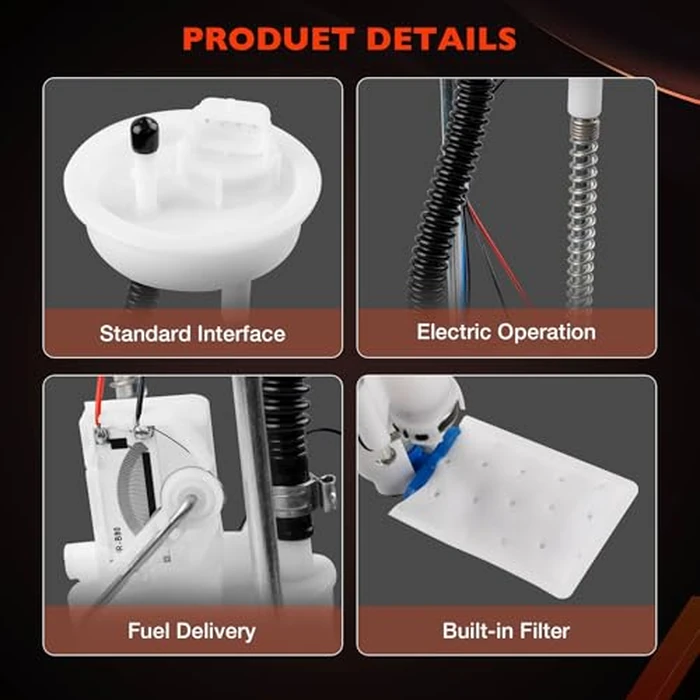 2205469 47-1002 Electric Fuel Pump Assembly Compatible with 2014-2019 Polaris Sportsman ATV Models (570 450 550 850 1000 XP/H.O/EPS), Scrambler 850 1000 XP/SP Replace # 2521389 2205374 2521323 by ATRACYPART - Image 3