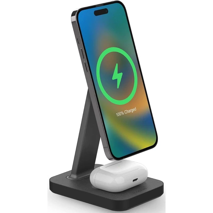 Mophie Snap+ Wireless Charging Stand with MagSafe - Black by Mophie - Image 2