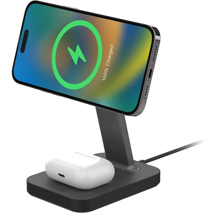 Mophie Snap+ Wireless Charging Stand with MagSafe - Black by Mophie - Image 3