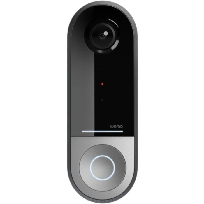 Belkin WeMo WDC010 Smart Video Doorbell Apple HomeKit Secure Video - Black by Belkin - Refurbished - Excellent condition - US$55.10