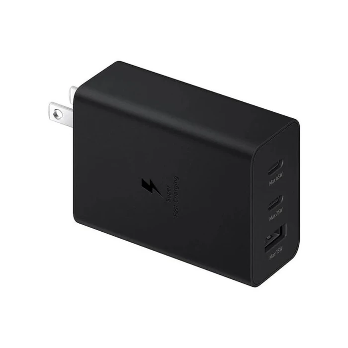 Samsung 65W Super Fast Charging Wall Charger - Black by Samsung - Refurbished - Brand New condition