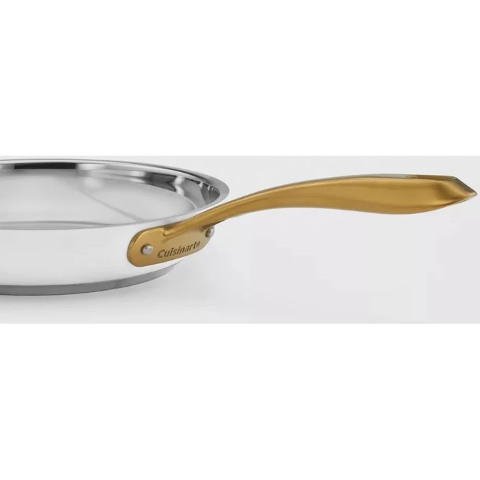 Cuisinart 839-8MW Classic Stainless Steel Cookware Set 8-Piece - Matte White/Brushed Gold by Cuisinart - Image 8