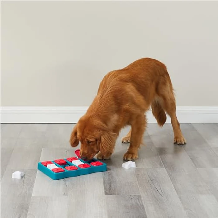 Outward Hound by Nina Ottosson Dog Brick - Interactive Treat Puzzle Enrichment Toy, Level2 Intermediate by Outward Hound - Image 8