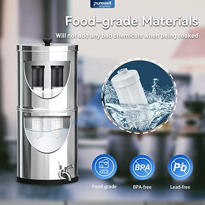 Purewell FL-2 White 5-Stage Fluoride Purification Elements, Replacement for Berkey(R) PF-2(R) Fluoride Filters, Berkey(R) Gravity Filtration System and Purewell System (2 Pack, K Series) by Purewell - Image 3