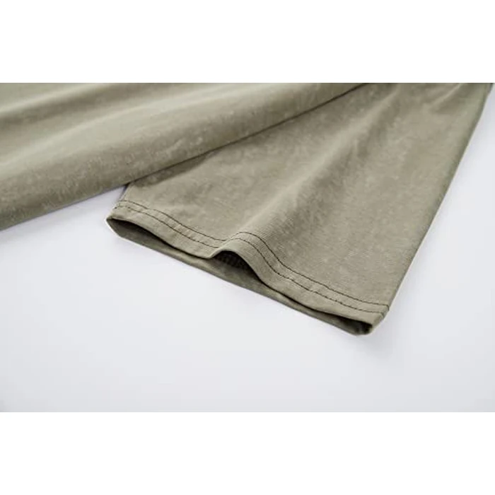 KLIEGOU Men's T-Shirts - Elasticity Cotton Crew Neck Tees 2166 ArmyGreen L by KLIEGOU - Image 3