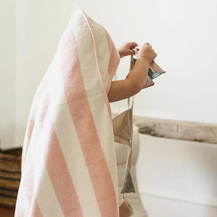 Burt's Bees Baby Hooded Woven Terry Towels Organic Cotton, Unisex Bath Essentials, Soft Nursery Towel for Infants, Toddlers, Kids by Burt's Bees Baby - Image 3