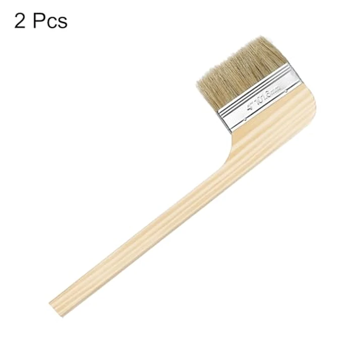 HARFINGTON Paint Brush 2Pcs 4" Brush Width Reusable Variety Angle Bend Brushes Radiator Paint for All Latex Oil Painting Furniture Walls Home Improvement by HARFINGTON - Image 3