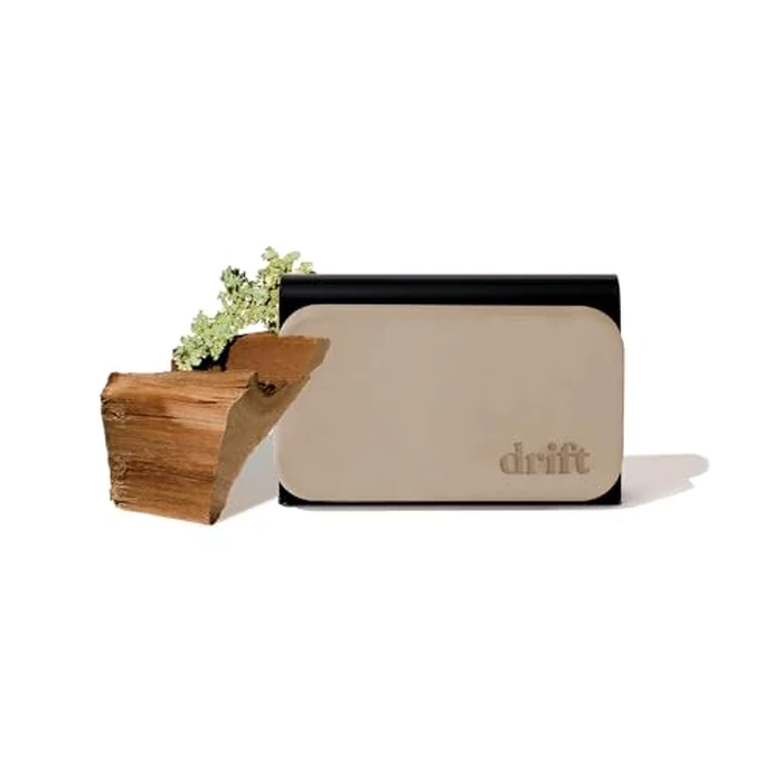 Drift Car Air Freshener - Stone Air Freshener Car Odor Eliminator - Long Lasting Scent - Auto Accessories - Metal Clip - Essential Oils - Clean Ingredients - Teak Scent Starter Kit by drift - Image 1