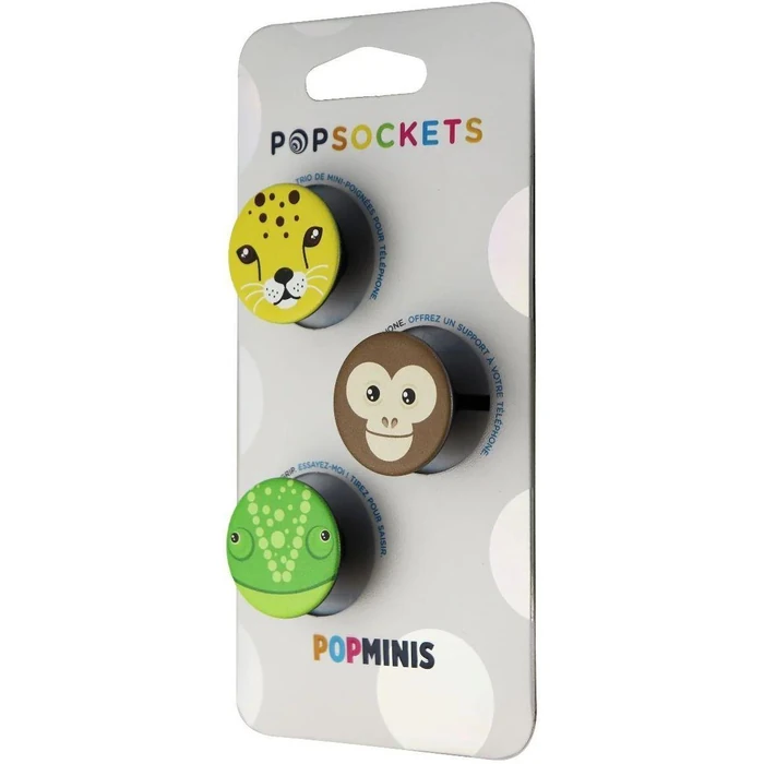 PopSockets PopMinis Mini Grips for Phones & Tablets (3Pack) - Wild Side by PopSockets - Refurbished - Brand New condition - US$13.48