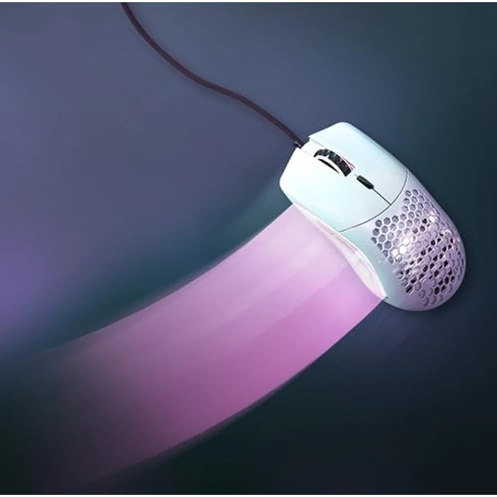 Glorious Model O- (Minus) Compact Wired Gaming Mouse - 58g Superlight Honeycomb Design, RGB, Pixart 3360 Sensor, Ambidextrous, Omron Switches - Matte White by GLORIOUS - Image 8