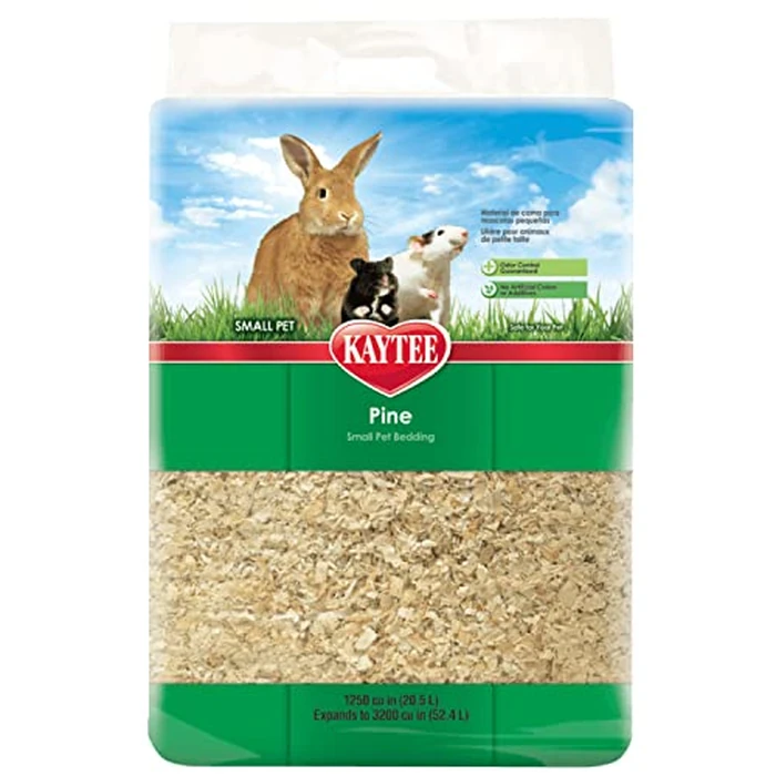 Kaytee Small Animal Pine Bedding For Pet Guinea Pigs, Rabbits, Hamsters, Gerbils, and Chinchillas, 52.4 Liter by Kaytee - Used - Like New condition - US$12.02