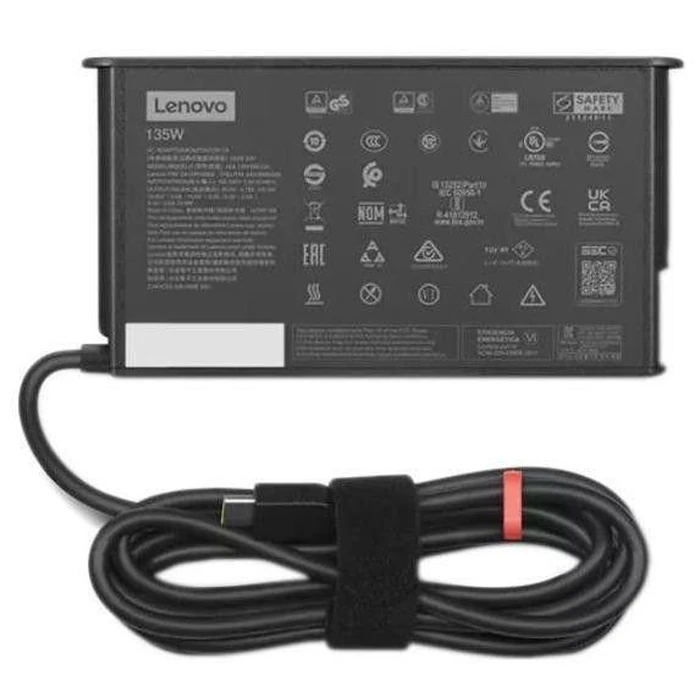 Lenovo ThinkPad 135W AC Adapter (USB-C) (US) - Black by Lenovo - Image 2