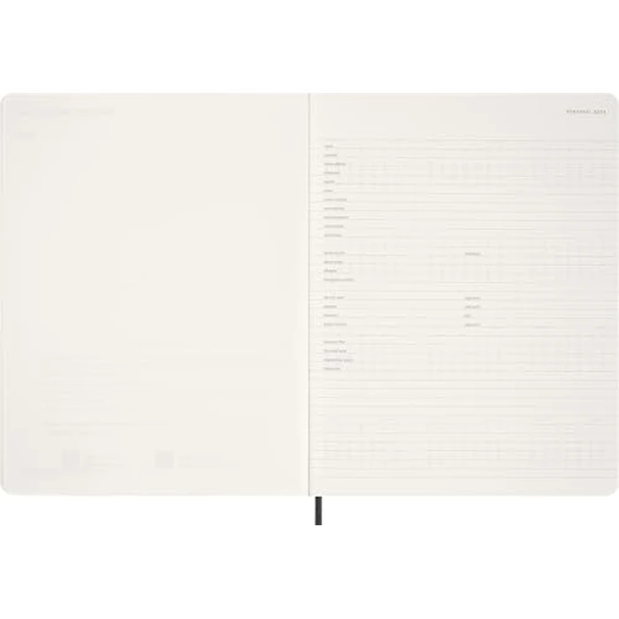 Moleskine 2026 15-Month Essential Planner, Soft Cover, Weekly Vertical, XXL (8.5" x 11"), Black, 144 pages by Moleskine - Image 3