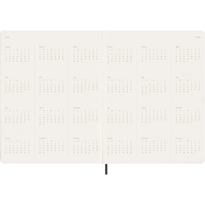 Moleskine 2026 15-Month Essential Planner, Soft Cover, Weekly Vertical, XXL (8.5" x 11"), Black, 144 pages by Moleskine - Image 4