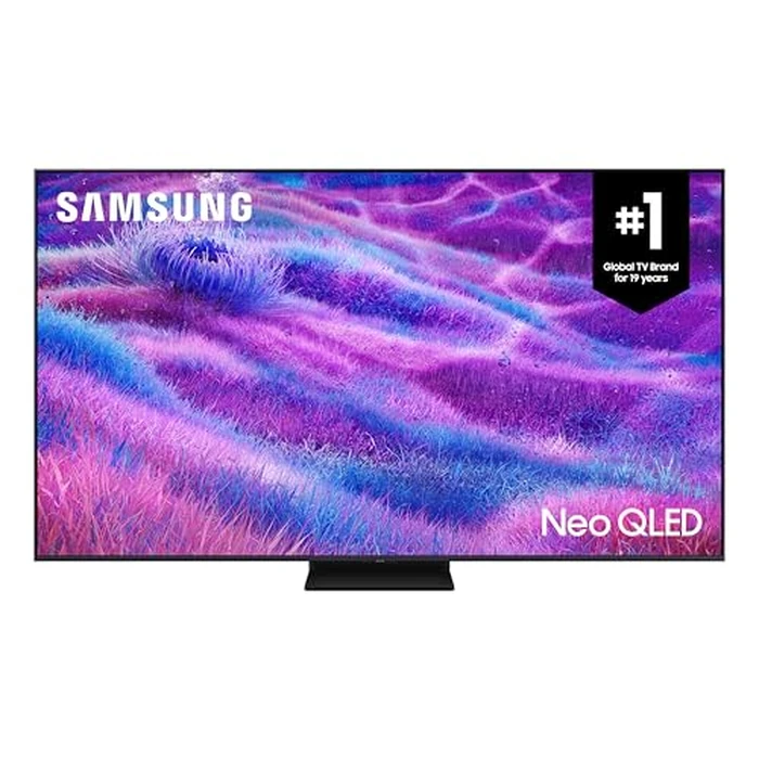 SAMSUNG 65-Inch Mini LED QN80F Neo QLED 4k Smart TV, AI Gen 2 Processor, Neo Quantum HDR, 144Hz, Q-Symphony, FreeSync Premium Pro, Dolby Atmos, Gaming Hub - [QN65QN80FAFXZC] [Canada] (2025) by Samsung - Used - Very Good condition - CA$1214.58
