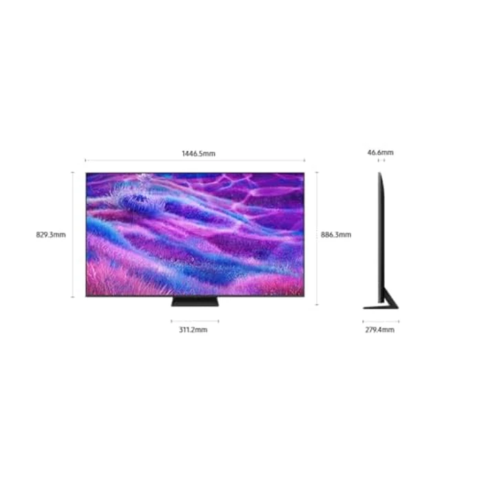 SAMSUNG 65-Inch Mini LED QN80F Neo QLED 4k Smart TV, AI Gen 2 Processor, Neo Quantum HDR, 144Hz, Q-Symphony, FreeSync Premium Pro, Dolby Atmos, Gaming Hub - [QN65QN80FAFXZC] [Canada] (2025) by Samsung - Image 7
