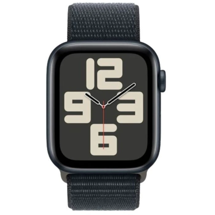 Apple Watch SE 2nd Gen (2022) (Cellular + GPS) - 32GB - 44mm - Midnight Aluminum Case with Midnight Textile Sport Loop Band - One Size by Apple - Refurbished - Premium condition - US$202.44