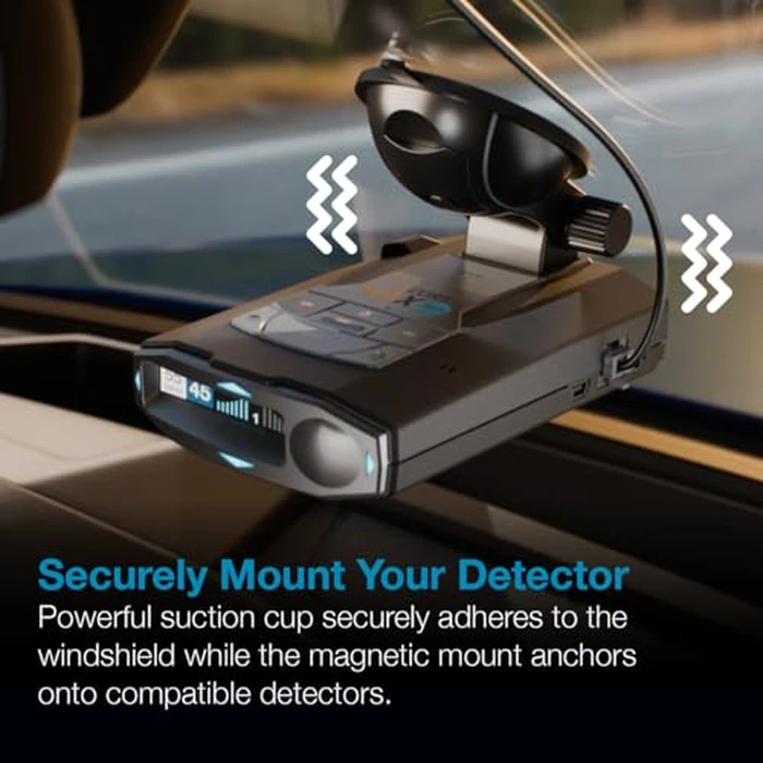 Escort Original Radar Detector EZ Mag Mount - StickyCup Silicon Suction Cup (Black) for Escort Models MAX 360/c MKII, Redline 360c, MAX 3, Cobra RAD 700i and Additional Models by Escort - Image 2