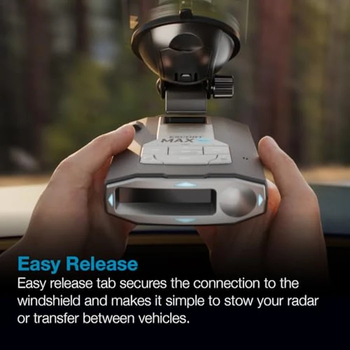 Escort Original Radar Detector EZ Mag Mount - StickyCup Silicon Suction Cup (Black) for Escort Models MAX 360/c MKII, Redline 360c, MAX 3, Cobra RAD 700i and Additional Models by Escort - Image 3