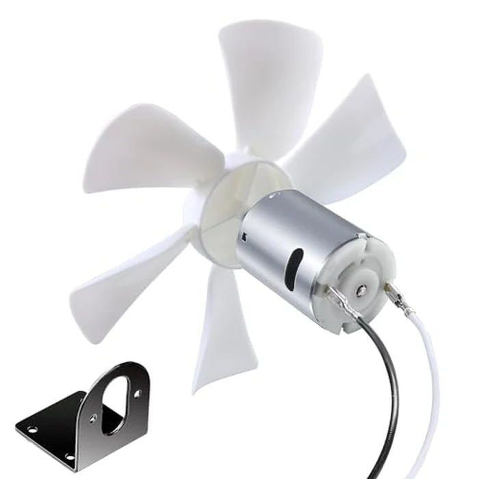 PlusRoc RV Vent Fan Replacement 6 inches RV Exhaust Bathroom Ventilation Roof Ceiling Fan 12V D-Shaft Motor White Blades Compatible with Heng's Elixir Jensen, 130 CFM by PlusRoc - Used - Very Good condition