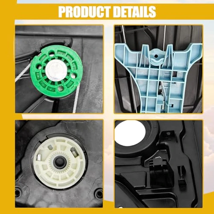 Tanqcheny 83471-C1000 Rear Left Power Window Regulator w/Panel w/o Motor Compatible with Hyundai Sonata 1.6L 2.0L 2.4L 2014-2019 83471 C1000 83471C1000 83471-C2000 83471 C2000 83471C2000 by Tanqcheny - Image 4
