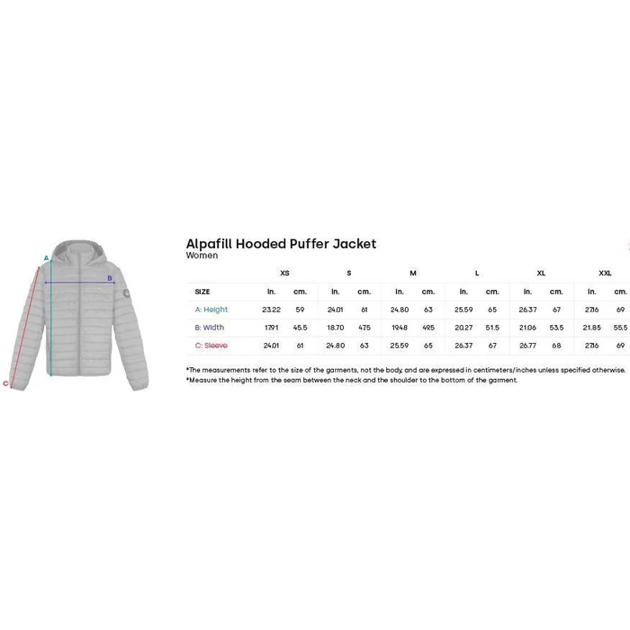Hoseg Women's Alpafill 60 Hooded Puffer Jacket (S) - Autumn by Hoseg - Image 4
