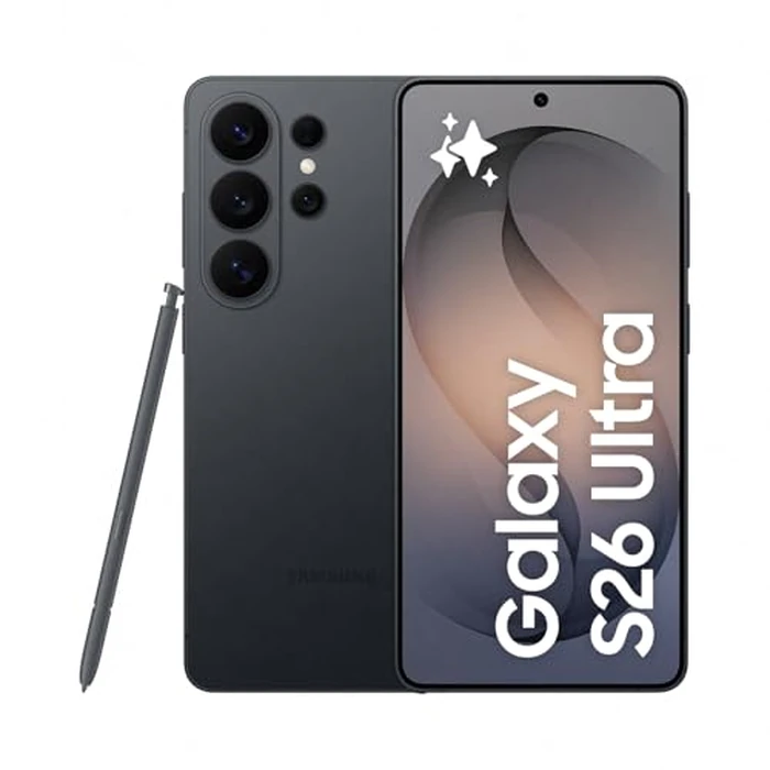 Samsung Galaxy S26 Ultra 5G - Black, 256GB (CAD Version & Warranty, Unlocked) - 6.9" Privacy Display, Snapdragon 8 Elite Gen5, 200MP, Photo Assist with Galaxy AI, Built-in S Pen, 60W Fast Charging by Samsung - Image 1
