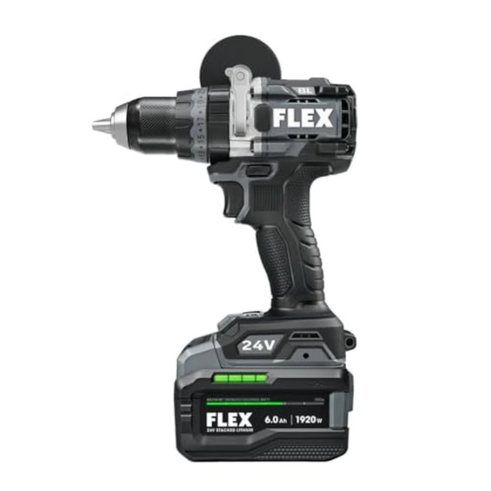 2 Tool Combo Kit,Hammer Drill w/Turbo & Eject Impact Drvr by FLEX - Image 2