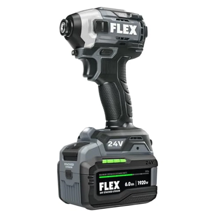 2 Tool Combo Kit,Hammer Drill w/Turbo & Eject Impact Drvr by FLEX - Image 4