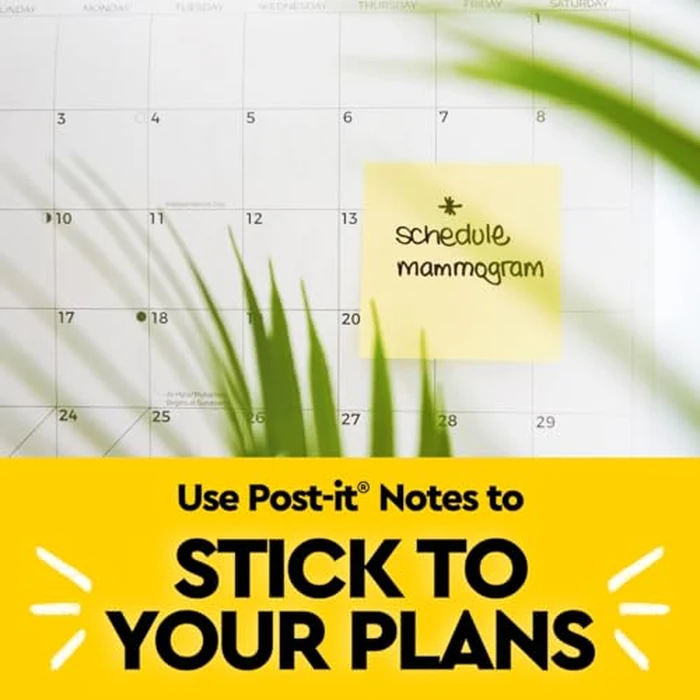 Post-it Notes, 4-Inch x 6-Inch, 10.16 cm x 15.24 cm, Lined, 12 Pack, Canary Yellow (660YEL) by Post-It - Image 6