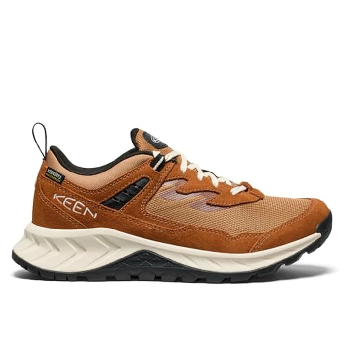 KEEN Women's Hightrail Low Height Durable Lightweight Breathable Leather Waterproof Hiking Shoes, Roasted Pecan/Chipmunk, 9 CA by KEEN - Image 2