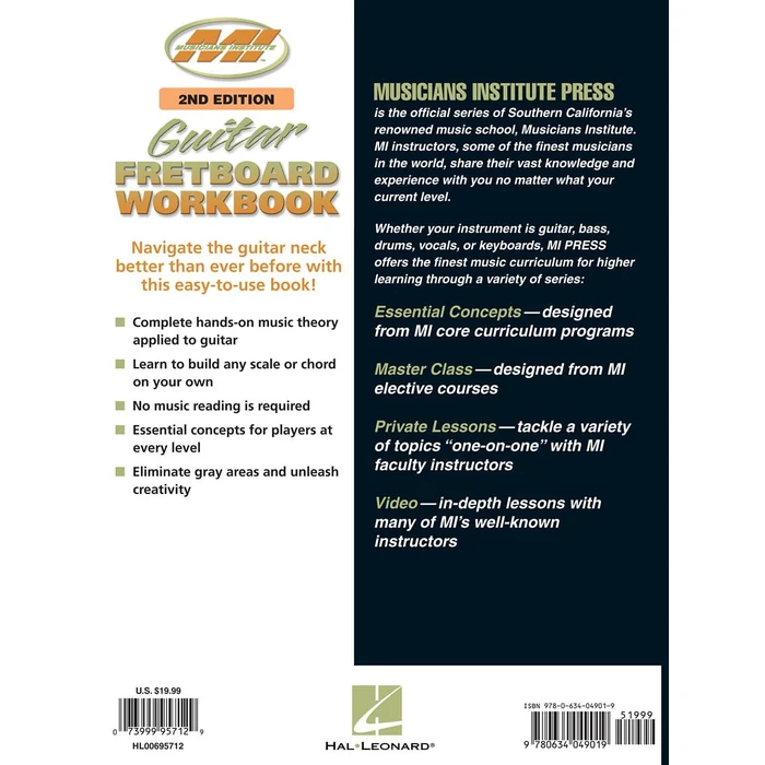 Guitar Fretboard Workbook - 2nd Edition | Learn Scales, Chords and Music Theory for Guitar | Step-by-Step Fretboard Training for Beginners, and Advanced Players | Acoustic and Electric Method Guide by Musicians Institute - Image 3