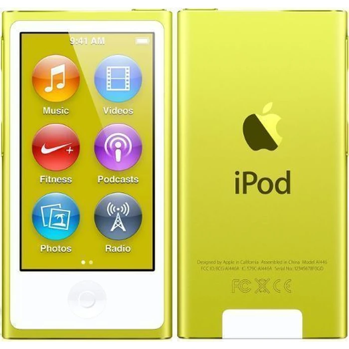Apple iPod Nano 7th Gen - 16GB - Yellow by Apple - Refurbished - Excellent condition