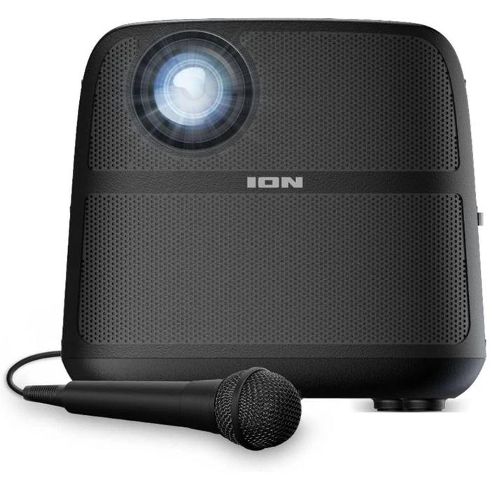 ION Deluxe HD LED Bluetooth Projector - Black by ION - Refurbished - Premium condition - US$73.48
