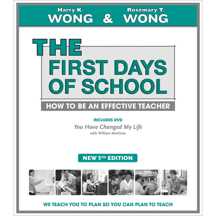 THE First Days of School: How to Be an Effective Teacher, 5th Edition (Book & DVD) by Harry K. Wong Publications - Used - Acceptable condition
