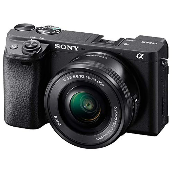 Sony Alpha a6400 Mirrorless Camera: Compact APS-C Interchangeable Lens Digital Camera with Real-Time Eye Auto Focus, 4K Video, Flip Screen & 16-50mm Lens - E Mount Compatible - ILCE-6400L/B, Black by Sony - Used - Good condition