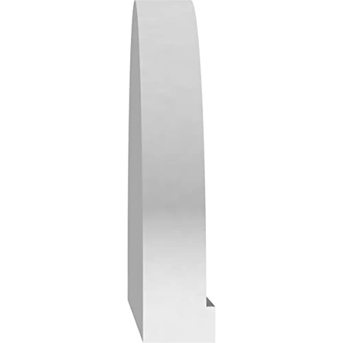 36" W x 10" H x 2" P Elliptical 3 Spoke Architectural Grade PVC Pediment by Ekena Millwork - Image 4