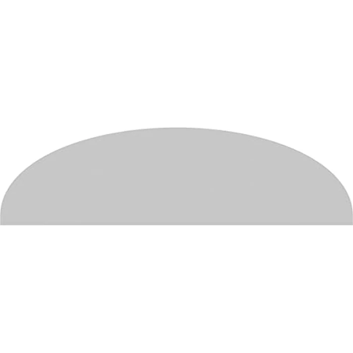 36" W x 10" H x 2" P Elliptical 3 Spoke Architectural Grade PVC Pediment by Ekena Millwork - Image 5