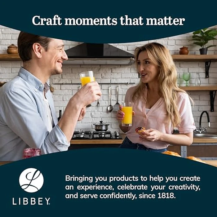 Libbey Province Tumbler and Rocks Glass Set, Elegant Drinkware Glasses Set, Dishwasher Safe Drinking Glasses Set of 16 by Libbey - Image 6